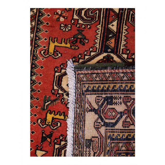 Traditional Pasargad DC Rust Color Persian Serab Runner For Sale - Image 3 of 4