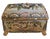 Shabby Chic Very Large Antique Capodimonte Hinged Jewelry Casket/Box With Raised Cherubs For Sale - Image 3 of 9