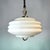 Mid-Century Modern White Glass Pull Down Dining Room Pendant Lamp, 1970s For Sale - Image 12 of 12