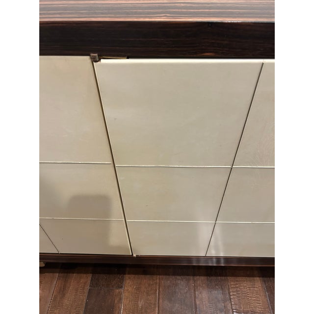 Newell Design Studio Gazelle Modern Macassar and Parchment Sideboard For Sale - Image 9 of 17