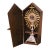 19th Century French Silvered Bronze Ostensoir Monstrance With Original Casing For Sale