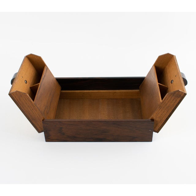 Mid Century Modern Gilded Aluminum and Macassar Wood Box, circa 1960 For Sale In Atlanta - Image 6 of 11