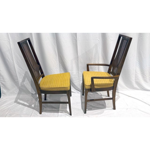 Wood 1960s Broyhill "Brasilia" Mid-Century Modern Dining Chairs - Set of 6 For Sale - Image 7 of 12