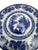 Late 19th Century Antique Doulton Madras Pattern Flow Blue Dinner Plates-Set of 6 For Sale - Image 5 of 10