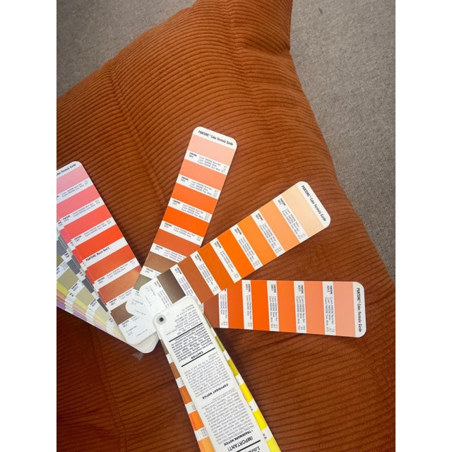 Orange Togo Three-Seater Sofa from Ligne Roset, 2013 For Sale - Image 6 of 16