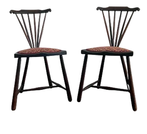 Rare Vienna Secession Modern Chairs by Adolf Loos - a Pair