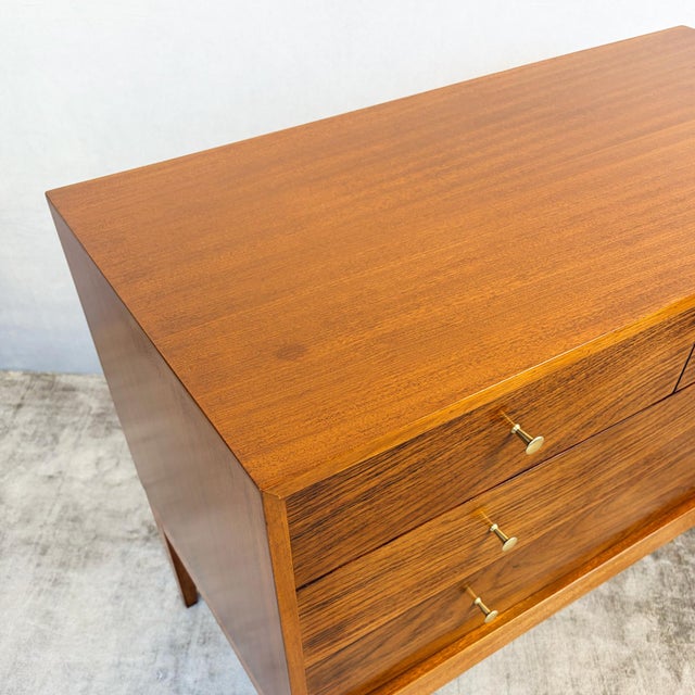 Brown M Range Chest of Drawers in Walnut by Peter Hayward for Uniflex, 1960s For Sale - Image 8 of 13
