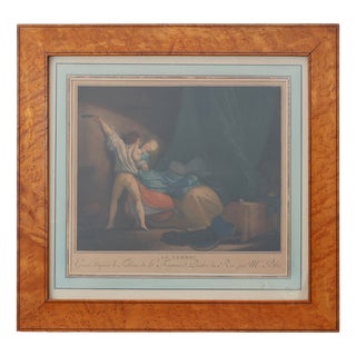 After Jean-Honoré Fragonard, Le Verrou, 1800, Engraving, Framed For Sale