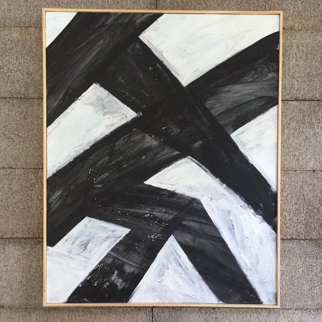 Framed Original Abstract Painting For Sale - Image 4 of 10