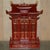 This is a lovely large vintage circa 1930's hand painted and lacquered Chinese Pagoda top cabinet A very good looking and...
