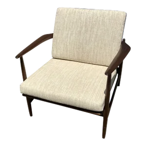 Mid Century Walnut Lounge Chair