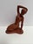 1990s Vintage Modern Terracotta Nude Female Sculpture 8” Matte Ceramic Figure 210 For Sale - Image 5 of 7