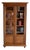 Antique Art Deco Oak Bookcase For Sale