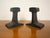 Mid-Century Modern Vintage Mid-Century Modern Rail Bookends Nickel Plate Railroad Tie Aubock Ben Seibel - a Pair For Sale - Image 3 of 8
