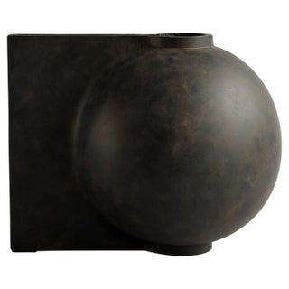Coffee Offset Vase Big by 101 Copenhagen For Sale