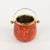 Mid-Century Modern Ice Bucket in Red Goatskin and Brass by Aldo Tura, Italy, 1960s For Sale - Image 15 of 18