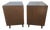 Jens Risom Tambour Door Nightstands/Cabinets- A Pair For Sale