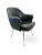 Manufactured by Knoll Furniture, the mid-century classic vintage Eero Saarinen Executive Armchair in its original black...