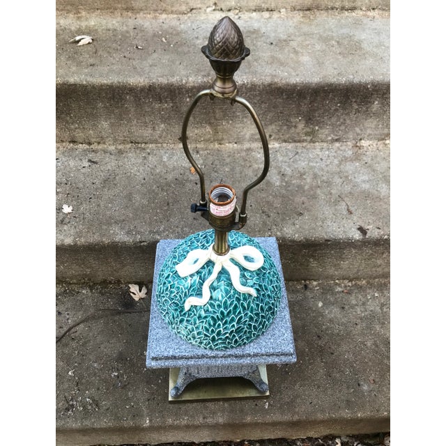 Traditional 1980s Vintage Chapman Topiary Planter Lamp For Sale - Image 3 of 13