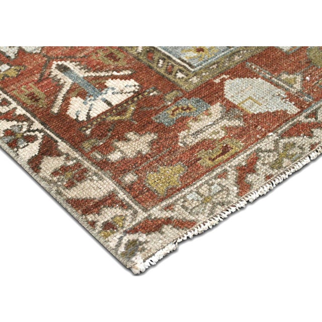 Transitional 1940s Persian Melayer Runne For Sale - Image 3 of 6