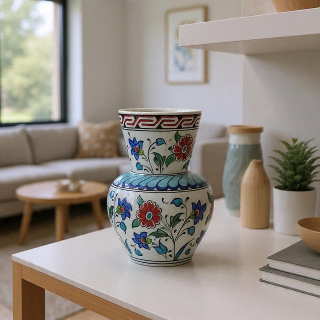 The Handmade Blue & White: Timeless Elegance Introduce a piece of enduring artistry into your home with this Handmade...