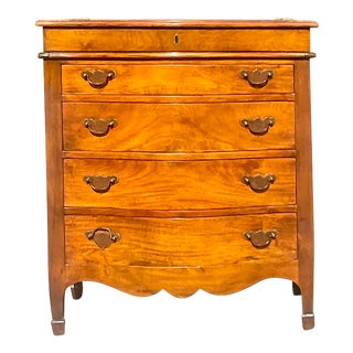 Vintage Regency Flip Top Writing Desk For Sale