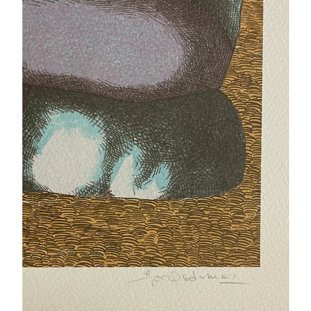 Figurative 1970s Jorge Dumas Atardecer Lithograph For Sale - Image 3 of 4