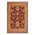 Shabby Chic Ziegler Red Tan Hand-Knotted Wool Rug - 7'11'' X 10'0'' For Sale
