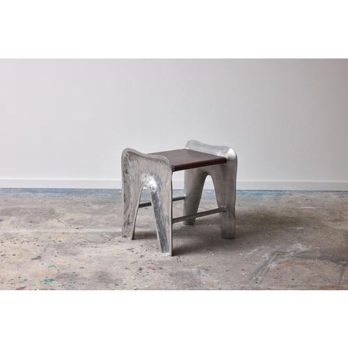 Metal Surrealist Stool frpm Rocco Dubbini, 1999 For Sale - Image 7 of 10