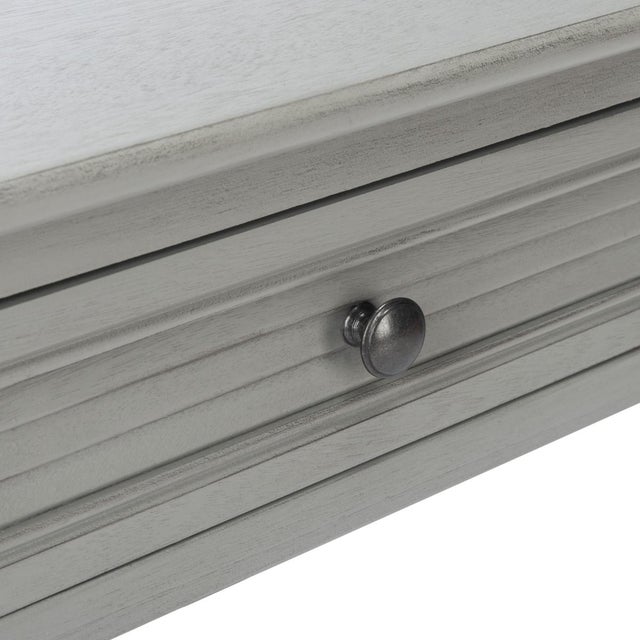 Early 21st Century Tate 1 Drawer Accent Table in Distressed / Grey For Sale - Image 5 of 11