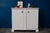 Art Deco Retro Cabinet with Painted Wooden Shelves, 1940s For Sale - Image 18 of 18
