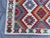 Islamic 1990s 5'7" X 8'2" Modern Afghan Hand-Woven Kilim Rug, Soft Wool, Geometric Pattern For Sale - Image 3 of 10