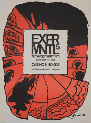 Pierre Alechinsky, Exprmntl 5, Lithograph