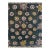 Gorgeous deep blue background with pink and gold suzani flower pattern. Very good condition. A few areas around the edges...