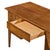 Brown Broyhill Brasilia Mid Century Walnut and Brass Desk For Sale - Image 8 of 11