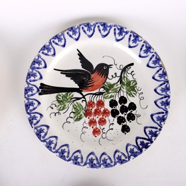 Vintage Majolica Plates, Set of 6 For Sale - Image 11 of 17