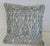 Textile Turkish Ottoman Revival Decorative Pillow with Silver Embroidery, 1990 For Sale - Image 7 of 14