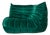 Bottle Green Velvet Togo Corner Chair by Michel Ducaroy for Ligne Roset, 1970 For Sale