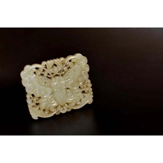 Mid 20th Century Jade Pendant Carving Group - Set of 3 For Sale - Image 5 of 13