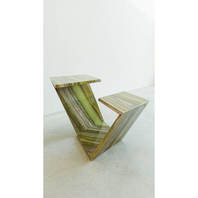 Green Sekitei Coffee Table by Yulia Pyanzina for Marmi Regina For Sale - Image 8 of 8