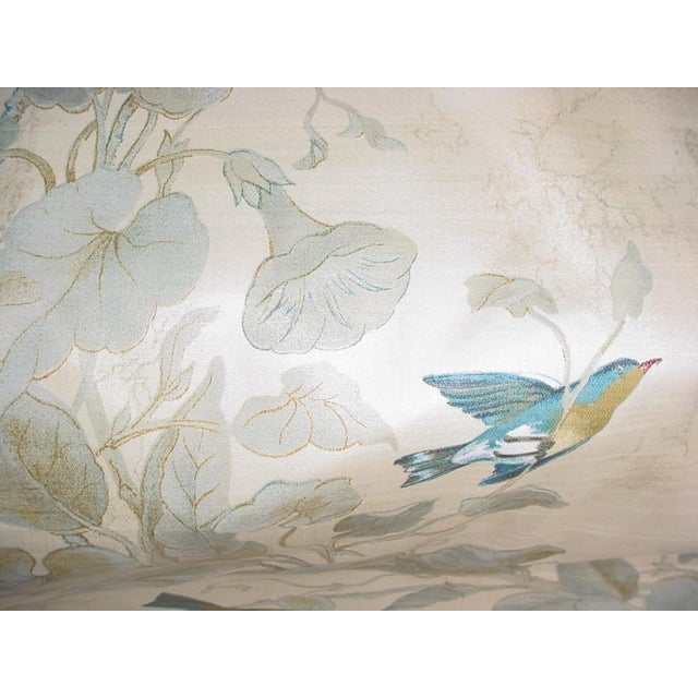 Joanna Gaines Windsong Printed Bird Floral Upholstery Fabric- 15-7/8