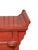 Asian Style Vintage Chinese Red Lacquered Altar-Form Small Chest For Sale - Image 4 of 10