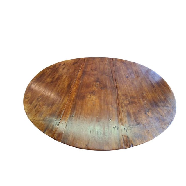 Antique Oval Table in Wood, 1890 For Sale - Image 9 of 18
