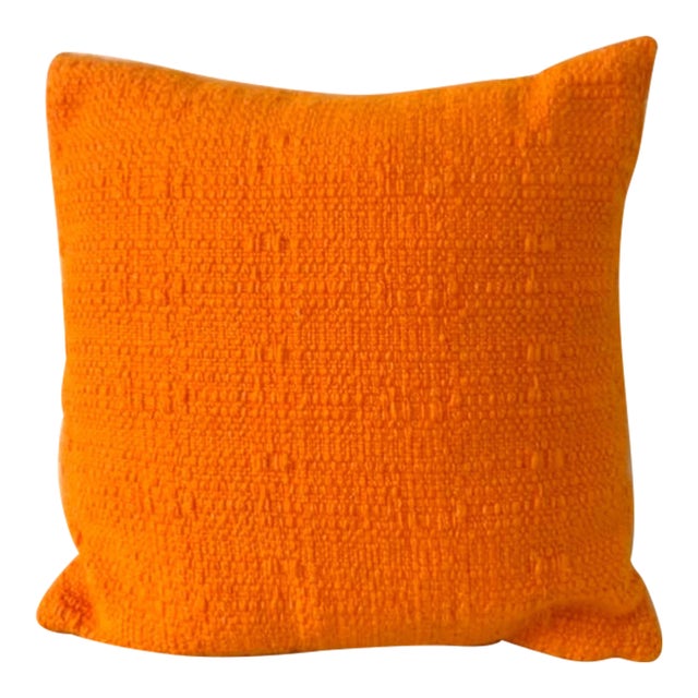 Orange Pillow Vintage For Sale
