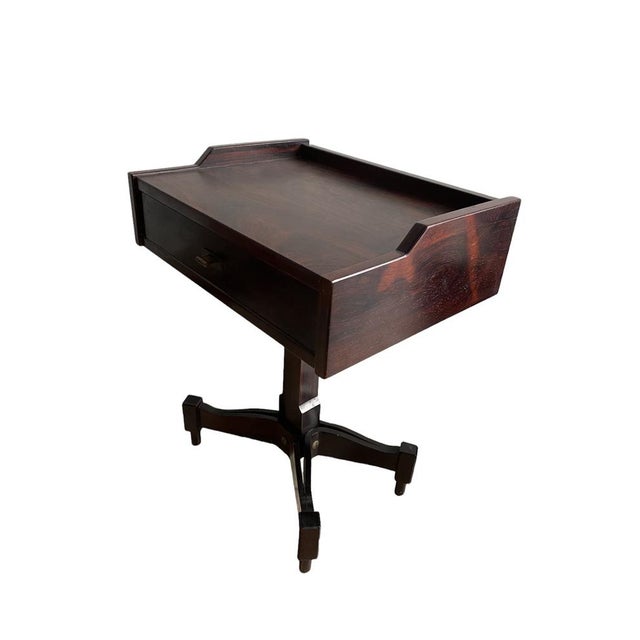 Brown SC50 Nightstands in Rosewood by Claudio Salocchi for Luigi Sormani, 1960s, Set of 2 For Sale - Image 8 of 9