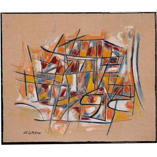 Giorgio Lo Fermo, Reticulum, 2020, Oil Painting on Canvas, Framed For Sale