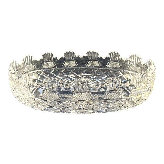 Waterford Crystal Kennedy Oval Centerpiece Bowl – Heritage Collection For Sale
