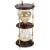 Large Hourglass in Metal and Wood For Sale