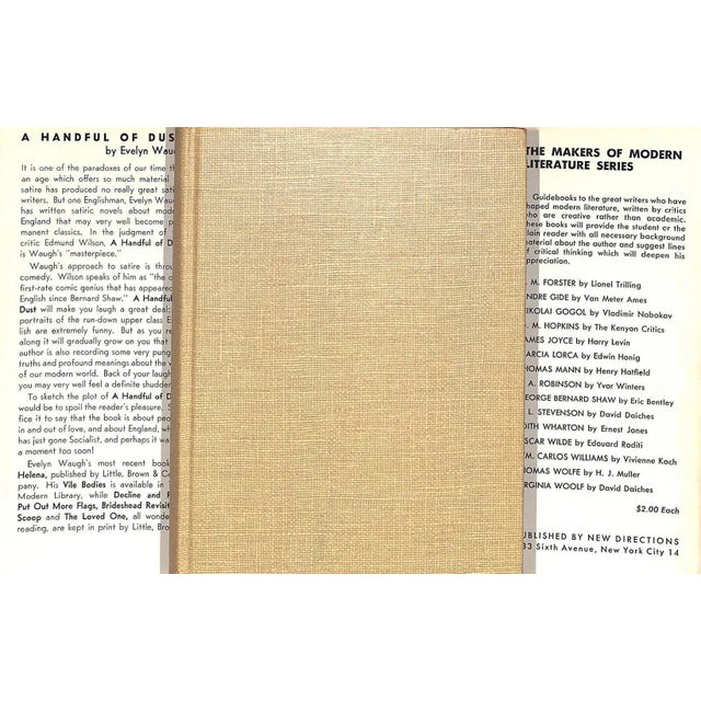 Traditional "A Handful of Dust" Book 1945 Waugh, Evelyn For Sale - Image 3 of 3