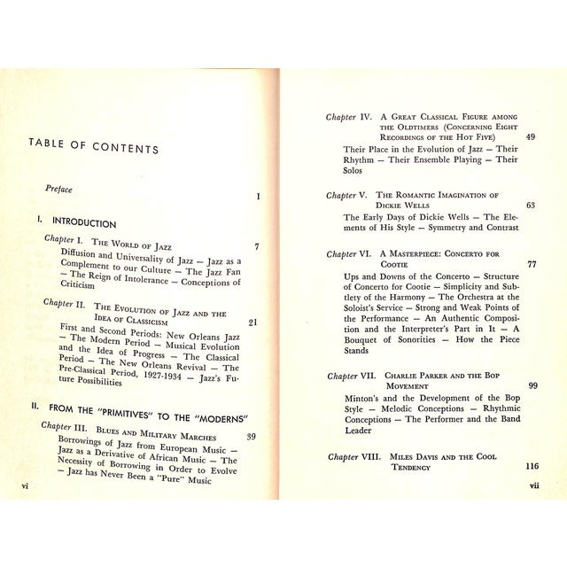 1950s "Jazz: Its Evolution and Essence" 1956 Hodeir, Andre For Sale - Image 5 of 5